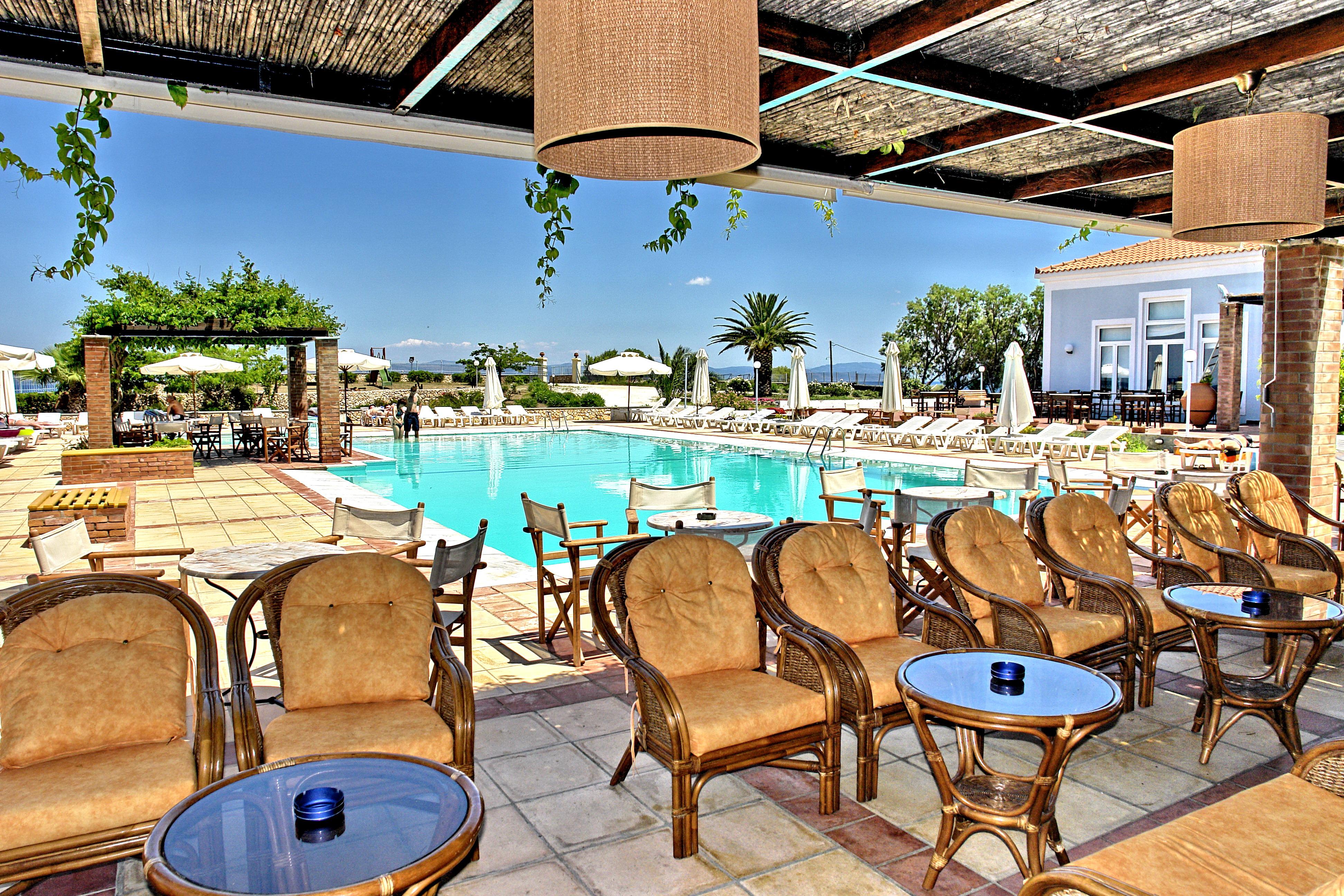Panselinos Hotel Eftalou Bagian luar foto