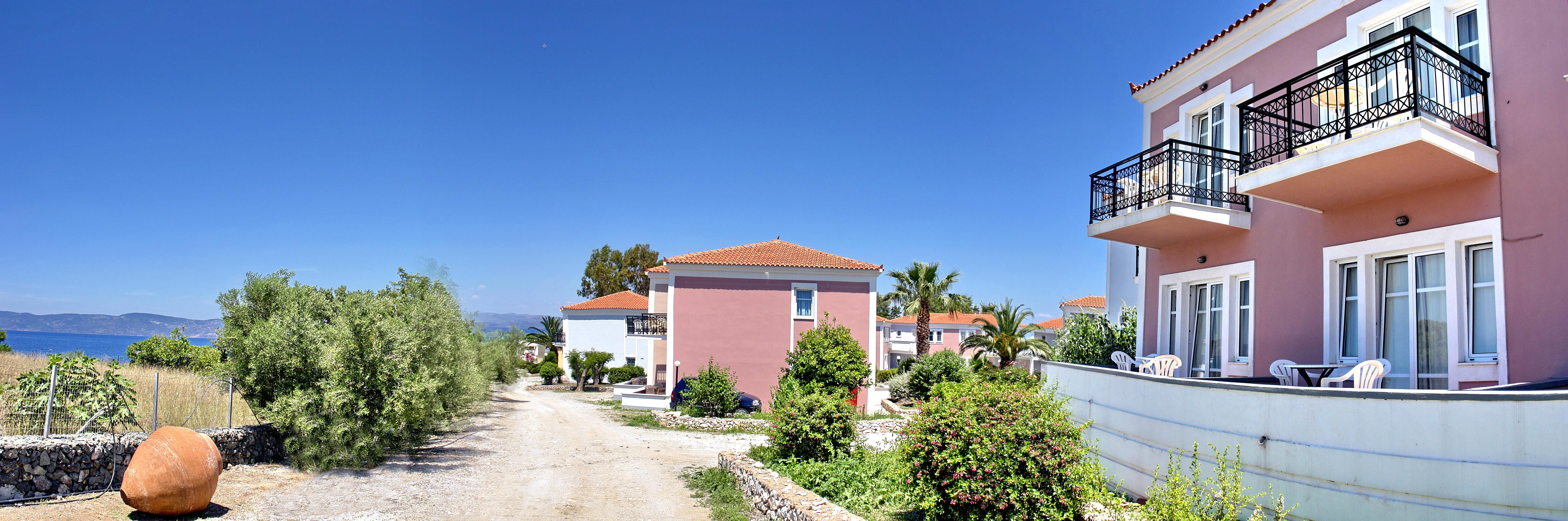 Panselinos Hotel Eftalou Bagian luar foto