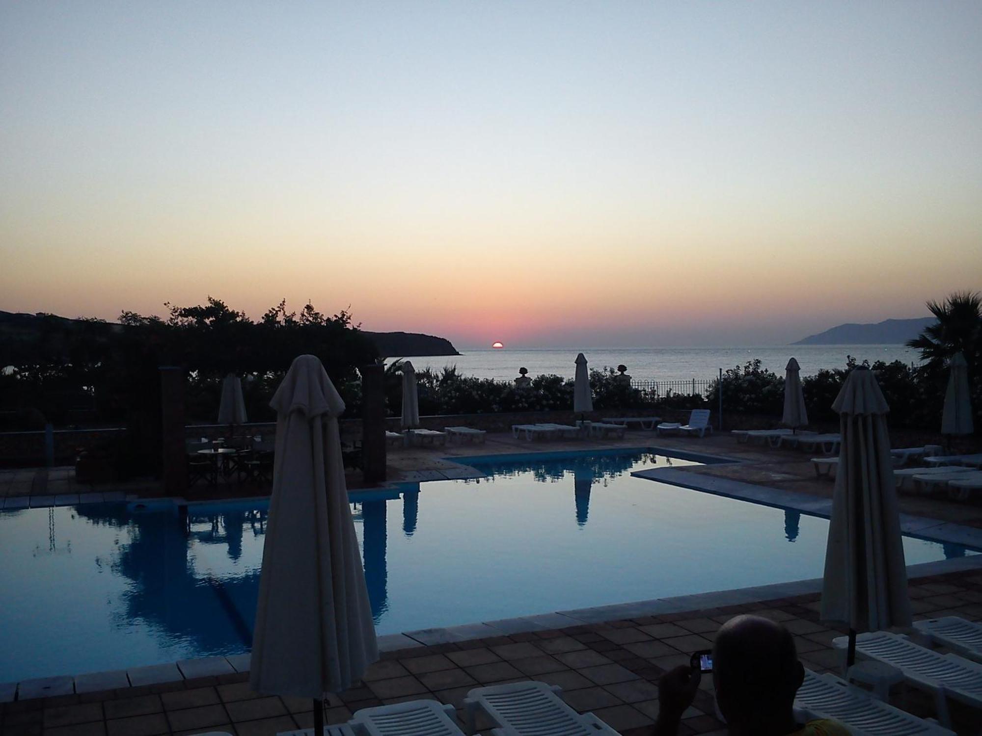 Panselinos Hotel Eftalou Bagian luar foto